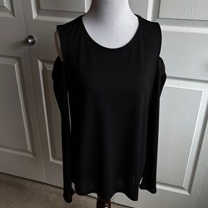 Halogen Elegant Black Off The Shoulder Top